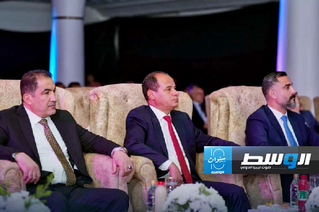 من افتتاح معرض وملتقى بنغازي للاتصالات والاقتصاد الرقمي، 6 مايو 2024. (حكومة حماد)