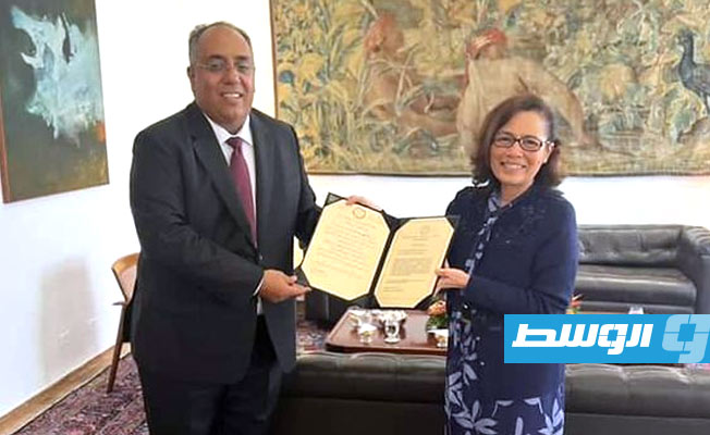 سفير ليبيا الجديد يقدم نسخة من أوراق اعتماده إلى وزارة الخارجية البرازيلية
