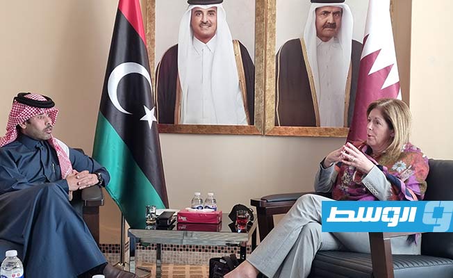 وليامز تناقش مستقبل الانتخابات في لقاء مع السفير القطري