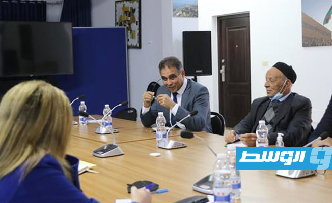 اجتماع وليامز مع أعضاء بمجلس الدولة في طرابلس، 22 يناير 2022. (حساب وليامز على تويتر)