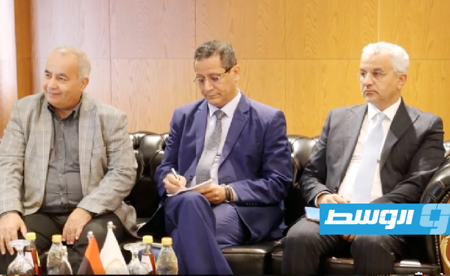 من اجتماع السفير الألماني مع رئيس وأعضاء بلدية بنغازي، 31 يناير 2023. (بلدية بنغازي)