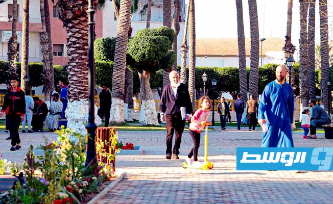 حديقة جنان النوار بالعاصمة طرابلس، 24 مارس 2023. (وزارة الحكم المحلي)