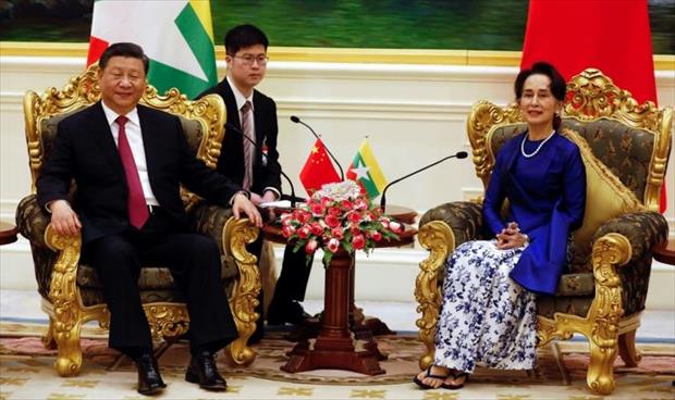 الرئيس الصيني يتعهد بإطلاق «حقبة جديدة» في العلاقات مع بورما