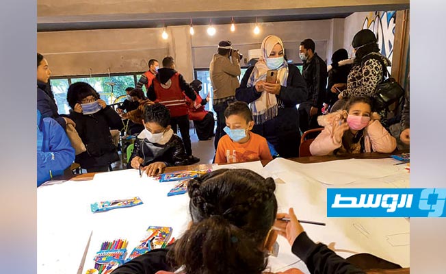 الهيئة العامة للثقافة تنظم فعاليات للأطفال في طرابلس تضمنت الرسم والخط العربي (فيسبوك)
