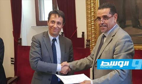 توقيع محضر اجتماع اللجنة الليبية - الإيطالية لصياغة اتفاقية تبادل السجناء بين البلدين