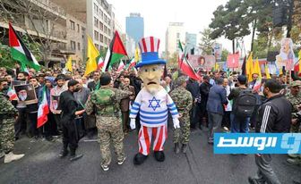 تظاهرات في إيران دعما للفلسطينيين وتنديدا بإسرائيل والولايات المتحدة