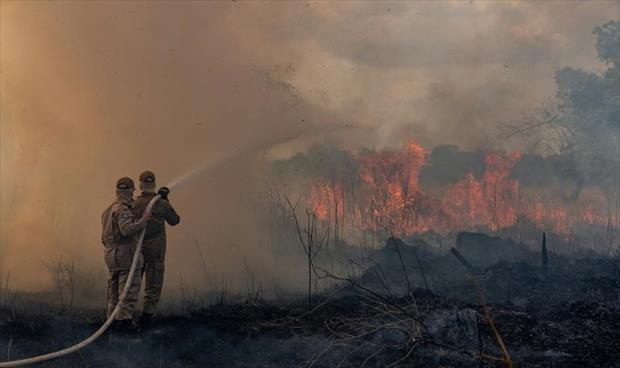 الرئيس البرازيلي يقلل من خطورة حرائق الأمازون