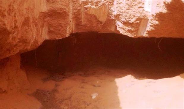 الشيباني يكشف تدمير مقابر أثرية بالجفارة (صور)