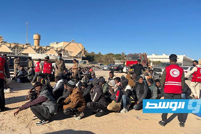 Red Crescent assists in the rescue of 10 boats carrying 404 migrants off the coast of Tobruk