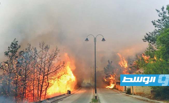 لبنان: حرائق الغابات تتسع وتتمدد نحو الحدود السورية