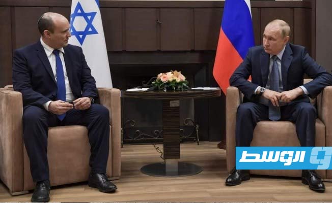 رئيس الوزراء الإسرائيلي يلتقي بوتين في موسكو
