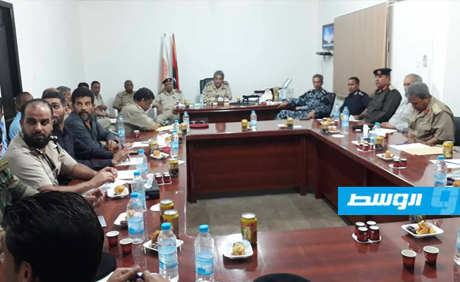الاجتماع الأول للغرفة المشتركة بمنطقة الخليج العسكرية. (الإنترنت)