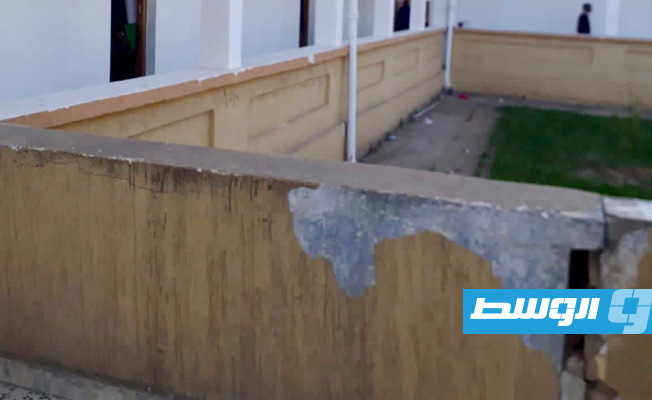 إزالة قواذف ومخلفات حروب من مدرسة شهداء السواني في الجفارة, (وزارة الداخلية)
