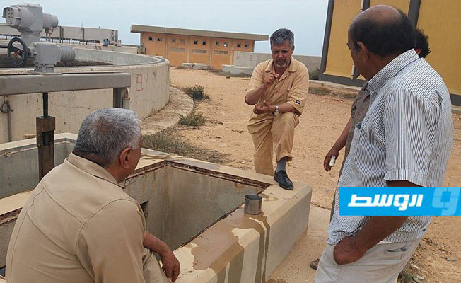 «بلدي طبرق» يبدأ إجراء الاختبارات الأولية لمحطات معالجة مياه الصرف الصحي