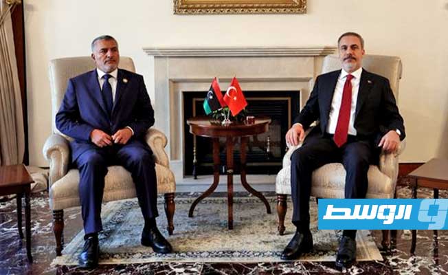 تكالة يبحث الانتخابات الليبية وقضايا إقليمية مع وزير الخارجية التركي