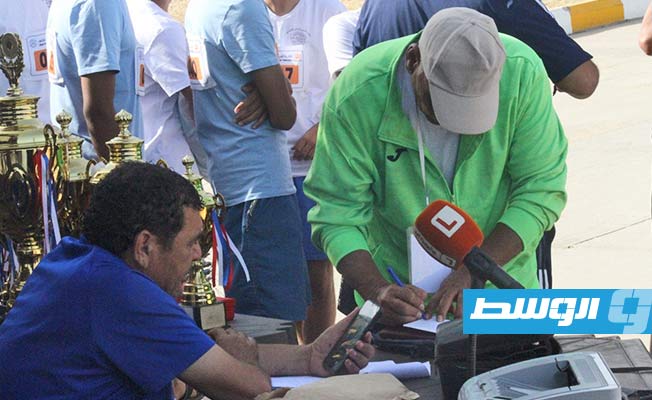 منافسات بطولة ليبيا للترايثلون. (تصوير - محمد قجام والصديق قواس)