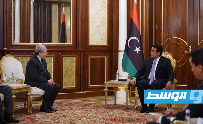 الجرندي يؤكد للمنفي دعم مبادرات الخروج من الانسداد السياسي في ليبيا