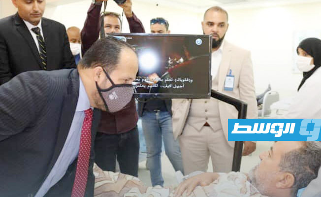 افتتاح عيادة الصابري في بنغازي, 20 نوفمبر 2021. (وزارة الصحة)