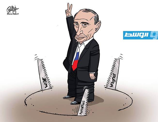 كاريكاتير خيري - بوتين