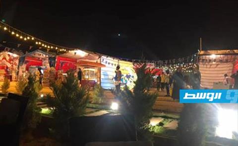 جانب من فعاليات مهرجان إسبيزا للتسوق الرمضاني في بنغازي (الإنترنت)