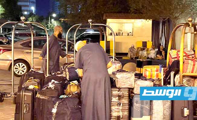 Libyan pilgrims begin to travel to Medina in preparation for their return home