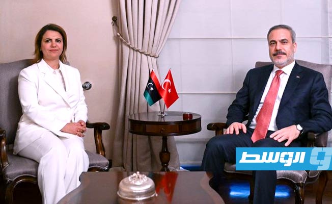 المنقوش تستعرض مع وزير الخارجية التركي جهود دعم استقرار ليبيا