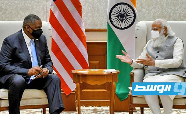 وزير الدفاع الأميركي يشيد بالدور الهندي في المنطقة