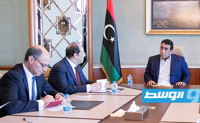 خلال لقائه رئيس المخابرات المصرية.. المنفي يدعو السيسي إلى زيارة ليبيا