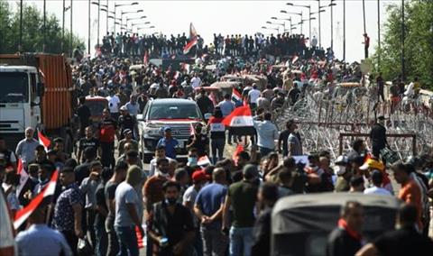 احتجاجات العراق تتواصل لليوم الرابع رغم توالي القتلى