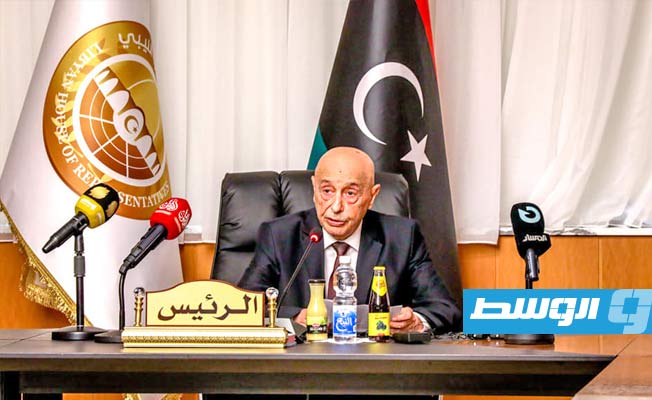 عقيلة صالح يطالب بمحاسبة المتورطين في «خطف بومطاري» و«منع أعضاء بمجلس الدولة من السفر»