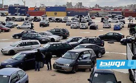 ميناء بنغازي يستقبل 1503 سيارات قادمة من السوق الأوروبية