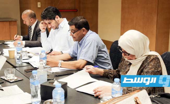 اجتماع اللجنة الفرعية لتعديل مقترح مواد الحكم المحلي بمسودة الدستور في القاهرة، الإثنين 13 يونيو 2022. (عبدالله بليحق)