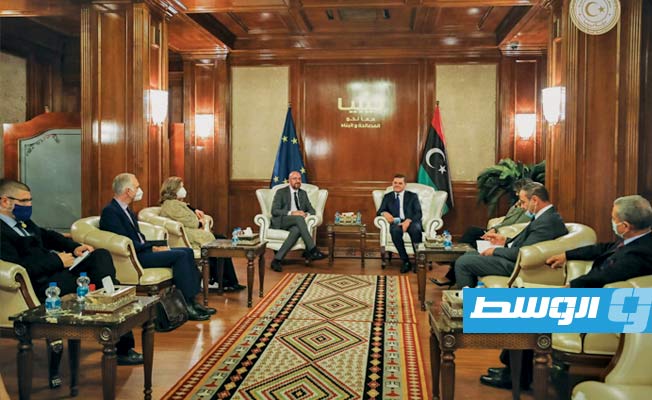 شارل ميشيل لـ«الدبيبة»: الاتحاد الأوروبي يتحدث بصوت موحد في دعم السلطات الليبية