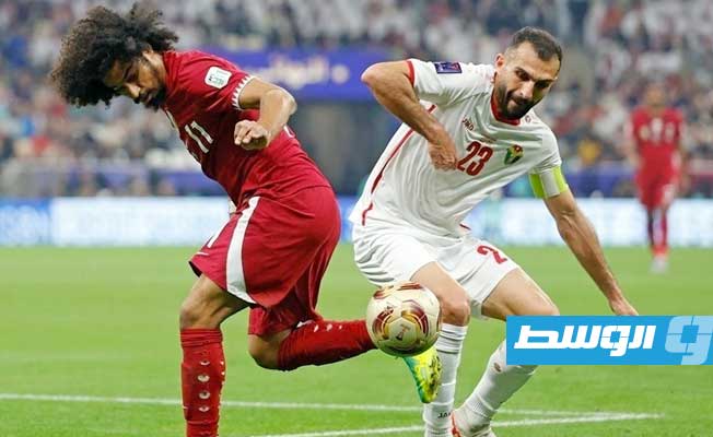 قطر تفوز على الأردن 3-1 وتحتفظ بلقب كأس آسيا
