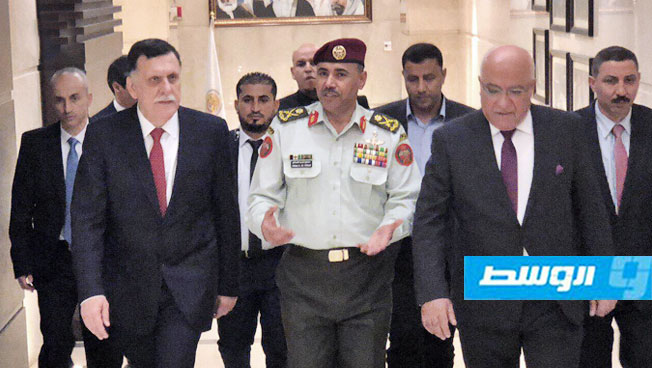 السراج يزور المركز الوطني لأمن وإدارة الأزمات في عمان