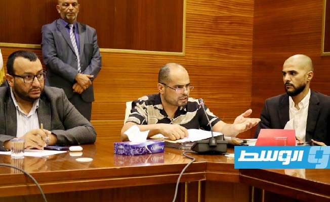 لقاء أبوجناح مع مرضى ضمور العضلات، الثلاثاء 27 سبتمبر 2022. (وزارة الصحة)