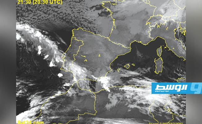 اضطراب الطقس في ليبيا تأثرًا بكتلة هوائية من سيبيريا باتجاه «المتوسط»