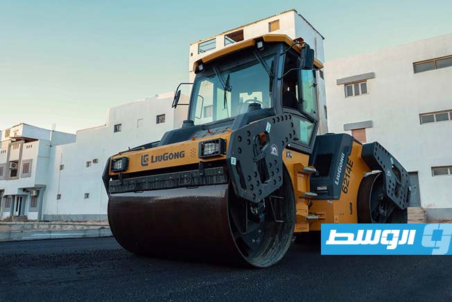 Derna Reconstruction Fund: Road work has begun in the 'Suani 15' area of the city