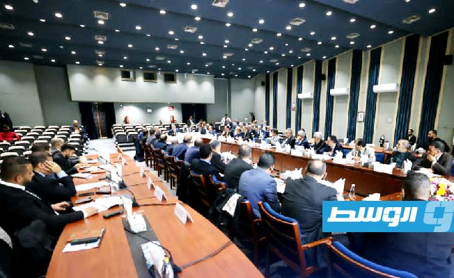 اجتماع الجمعية العمومية لشركة الخليج العربي للنفط، الثلاثاء 9 يناير 2024. (المؤسة الوطنية للنفط)
