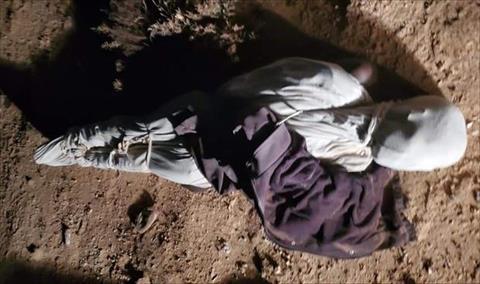 انتشال جثة مجهولة الهوية في فدراج شرق بني وليد