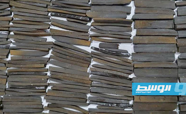 كمية من مخدر الحشيش ضبطتها مديرية أمن بنغازي، 25 يناير 2020. (صفحة المديرية على فيسبوك)
