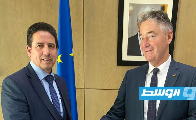 السفير الألماني يبحث مع العقوري «سبل معالجة التحديات في الساحة الليبية»