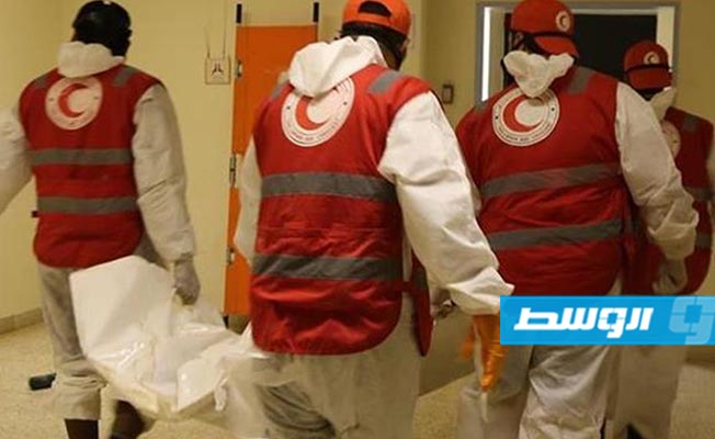 بيان للهلال الأحمر الليبي بشأن الـ116 جثة
