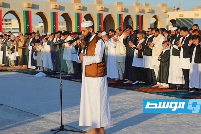 Eid Prayers held at Al-Kish Square in Benghazi