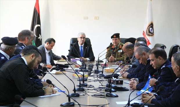 باشاغا يترأس اجتماعًا أمنيًا بمركز العمليات المشتركة في طرابلس