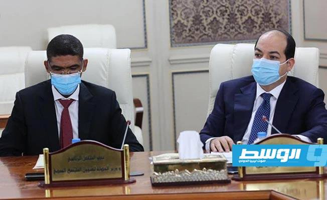 الاجتماع الاستثنائي الثامن لمجلس وزراء حكومة الوفاق بمقره في طرابلس، 22 ديسمبر 2020. (المكتب الإعلامي لرئيس المجلس الرئاسي)