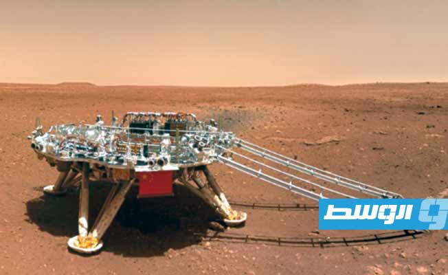 الصين ترفع علمها على سطح المريخ