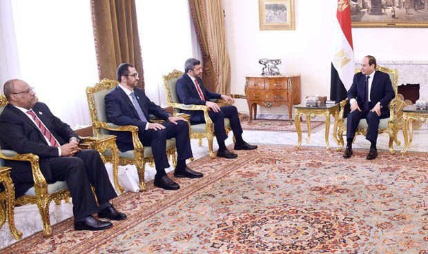 توافق مصري إماراتي على أهمية عودة الاستقرار إلى ليبيا وإجراء الاستحقاقات الدستورية