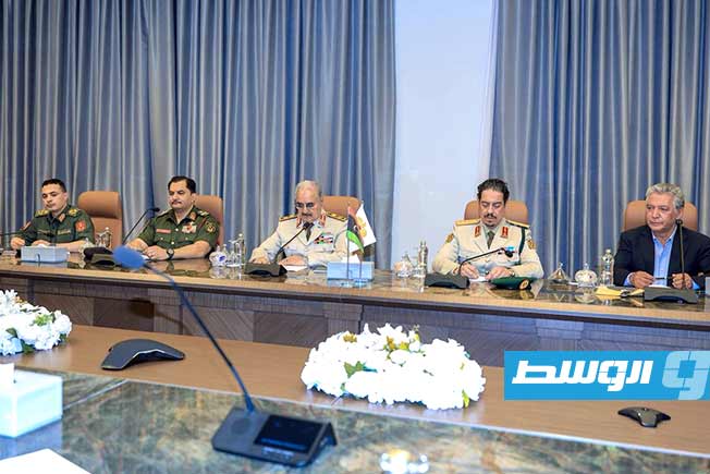 Marshal Haftar meets with Tetteh in Benghazi to discuss efforts to unify institutions