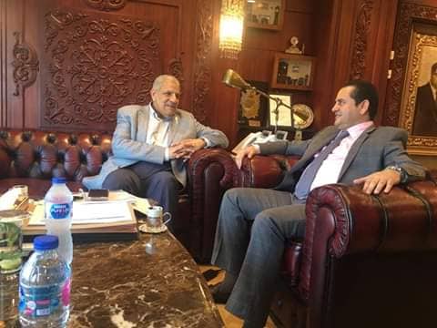 وزير «خارجية الموقتة» يبحث مع مساعد الرئيس المصري إعادة إعمار ليبيا